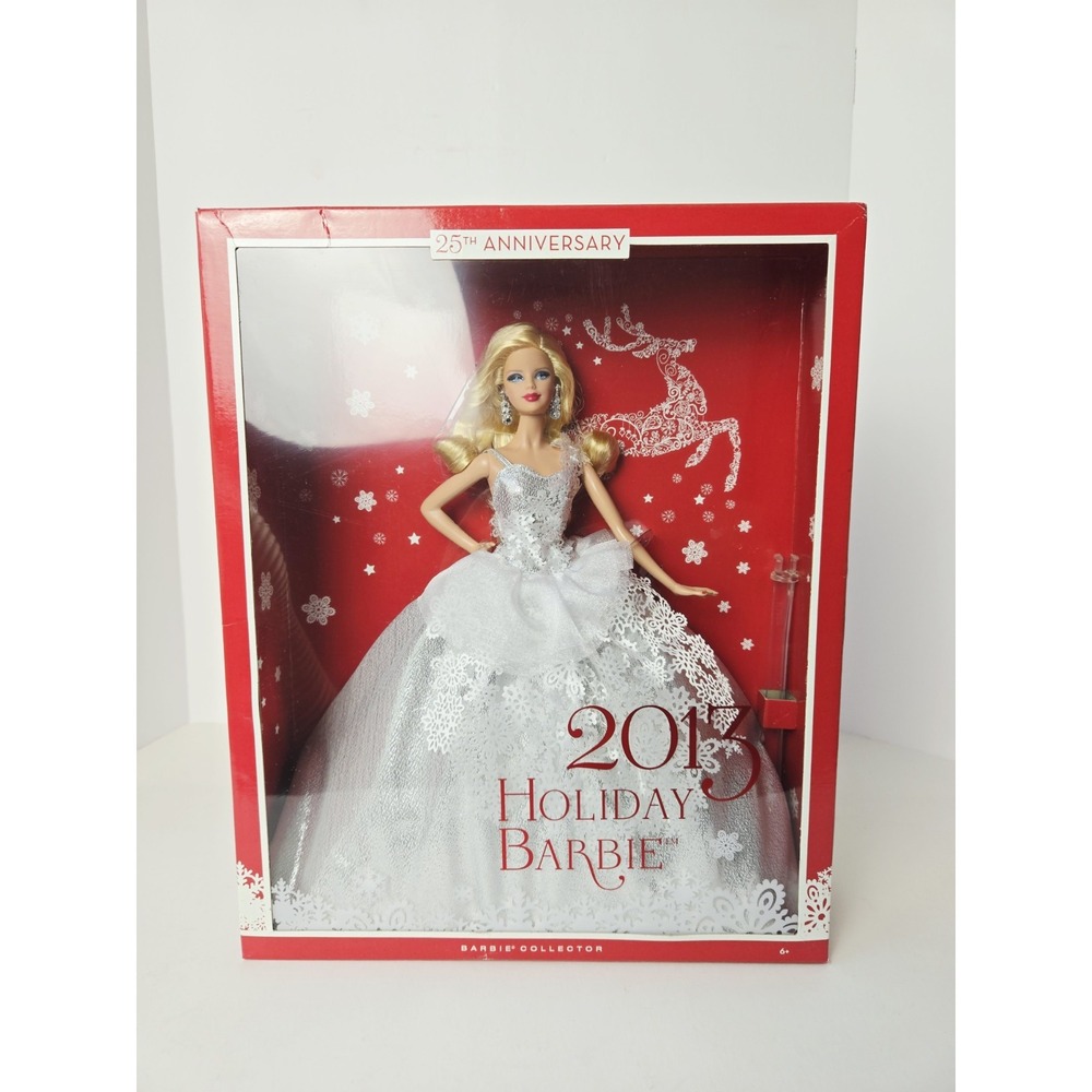 Mattel Barbie doll 2013 Holiday Christmas X8271 blonde